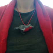 Collier "Rouge-gorge"